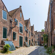 This street, De Kuiperpoort, is located in the idyllic heart of Middelburg, with 17th century buildings and typical cellar shutters.