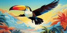 Wallpaper, Toucan In The Jungle