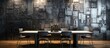 The abstract design on the wallpaper showcased a mesmerizing pattern of metallic plates combining silver steel iron aluminum alloy and stainless materials to create an industrial backdrop fo