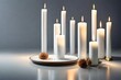 candlestick with candle