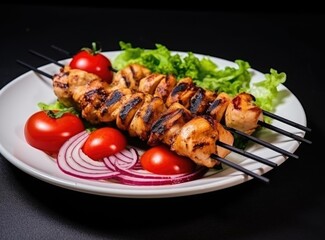 grill, kebab, roasted, meat, background, meal, bbq, fried, food, dinner, delicious, cuisine, skewer, cooked, grilled, shashlik, barbecue, vegetable, shish, pork, hot, tomato, plate, lunch, chicken, pe