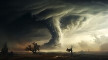 Tornado Storm Ai Generated