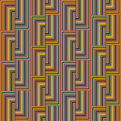 Leinwandbilder - Seamless vector pattern. Tile herringbone geometric pattern . Natural khaki colors. Regular herringbone tile..