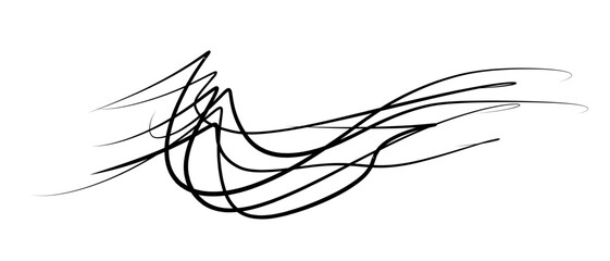 Leinwandbilder - wave curve, flow pattern, vector design element. Abstract dynamic stroke,
 linear graphic rays. Sound flow, energy trace, texture. Digital geometric movement.