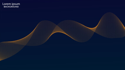 Wall Mural - Abstract wave dark and red background vector