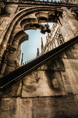 Wall Mural - Roof of Milan Cathedral Duomo di Milano