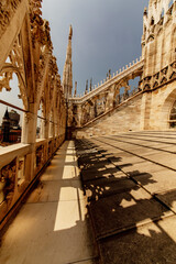 Wall Mural - Roof of Milan Cathedral Duomo di Milano