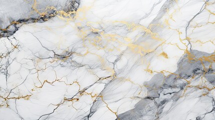 Poster -  a close up of a marble surface with gold and black vein on the edges of the marble and gold vein on the edges of the edges of the marble.  generative ai