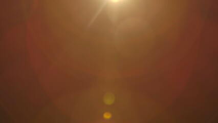Poster - Real flare lens that is easy to use in blend or overlay modes. The side yellow light shines, creating a colorful reflection of a red and pink halo. Light transition, prism effect, light leakage.