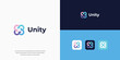 unity logo abstract, People and community Logo for Teams or Groups