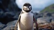 Galapagos Penguin on Land