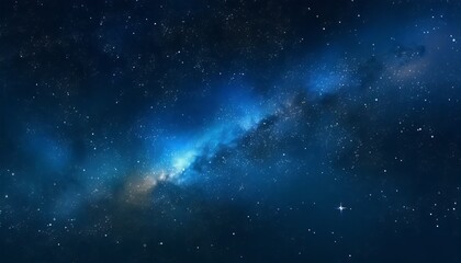  Universe filled with stars, nebula and galaxy background