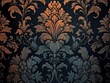 Old distressed dark wallpapers with beautiful vintage patterns.