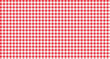 © HalilKorkmazer - Red checkered pattern tablecloth