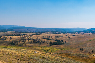 Wall Mural - Fall Landscape, Yellowstone National Park