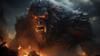 © Vincent - A mythical Giant on a war path to destroy a city