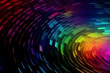 Wall Mural - Rainbow futuristic modern background, colorful gradient wallpaper