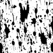 Ink brush splatter seamless pattern