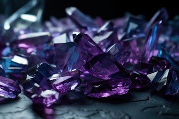 Wall Mural - purple crystal shards background texture,crystal wallpaper background 