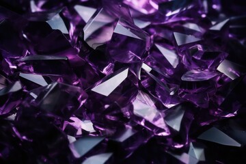 Wall Mural - purple crystal shards background texture,crystal wallpaper background 