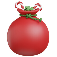 Wall Mural - 3d render of ball with christmas season.