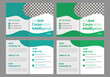 ©  graphicdeck - Business 4 page ready to print bi fold brochure design.