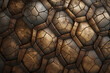 Turtle shell, reptile skin, organic surface material texture