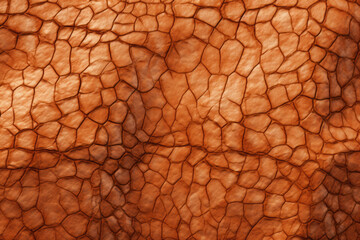 Canvas Print - Light brown sauropod skin, organic surface material texture