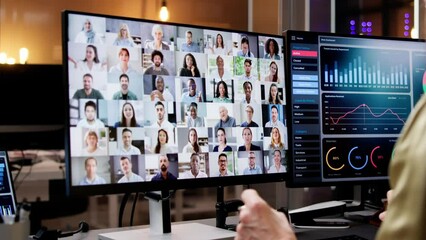 Poster - Virtual Conference Meeting with Video Webinar