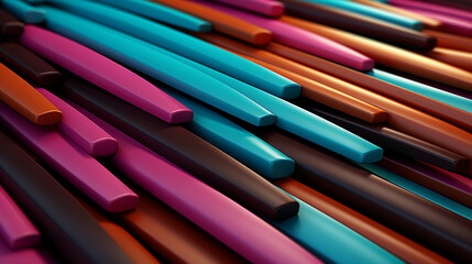 Sticker - close up of pencils HD 8K wallpaper Stock Photographic Image 