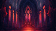 Pixel Art Adventure A Towering Cyberpunk Cathedral