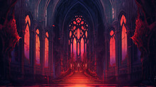Pixel Art Adventure A Towering Cyberpunk Cathedral