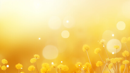 Wall Mural - Summer or Spring Abstract Blurry Bright Yellow Background