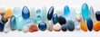 All sorts of Ocean Chalcedony Natural colors minimalist