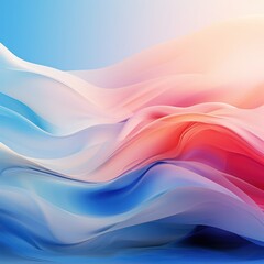 Poster - Abstract colorful watercolor drawn background. Fantasy sky with colorful smokes. Live wallpaper or screen saver.