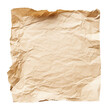 © Natural PNG - Crumpled old paper sheet