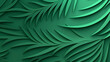 Fantastic Green Abstract Paper Carve Background Paper Art Style