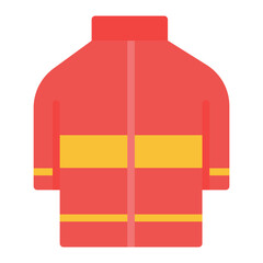 Poster - Firefighter Jacket Icon