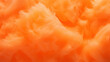Orange cotton candy background. Candy floss texture. Generative AI