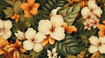 Poster - Vintage bouquet of flowers on a black background. Floral background.