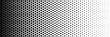 Horizontal gradient of black and white hexagon halftone texture vector illustration black and white dot background