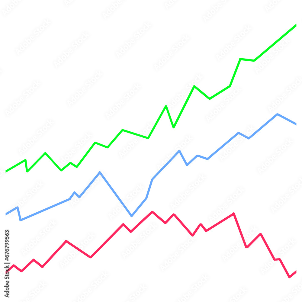 graph line element Stock Illustration | Adobe Stock