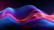 3d render. Digital ultraviolet wallpaper.  abstract neon background.  Glowing wave background