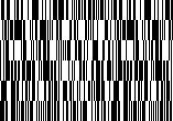 Poster - Dispersed background. Disintegration pixel effect illustration. Vector rectangle elements. Disappear transform rectangle texture. Dissolved filled square. Vector graphic.