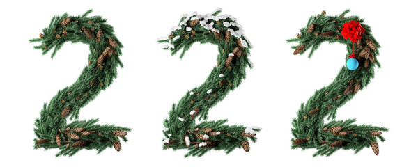 Fototapete - Christmas number two 