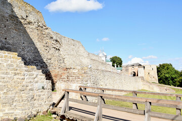 Wall Mural - Izborsk Walls of an ancient fortress. Russia