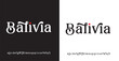 BALIVIA  luxury elegant typography vintage serif font wedding invitation logo music fashion property