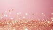 © Creative Canvas - Gold sparkles on pink background. Light pink minimalist background