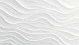 Elegant monochrome white seamless wave texture pattern background for design projects