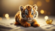 cute small tiger cub